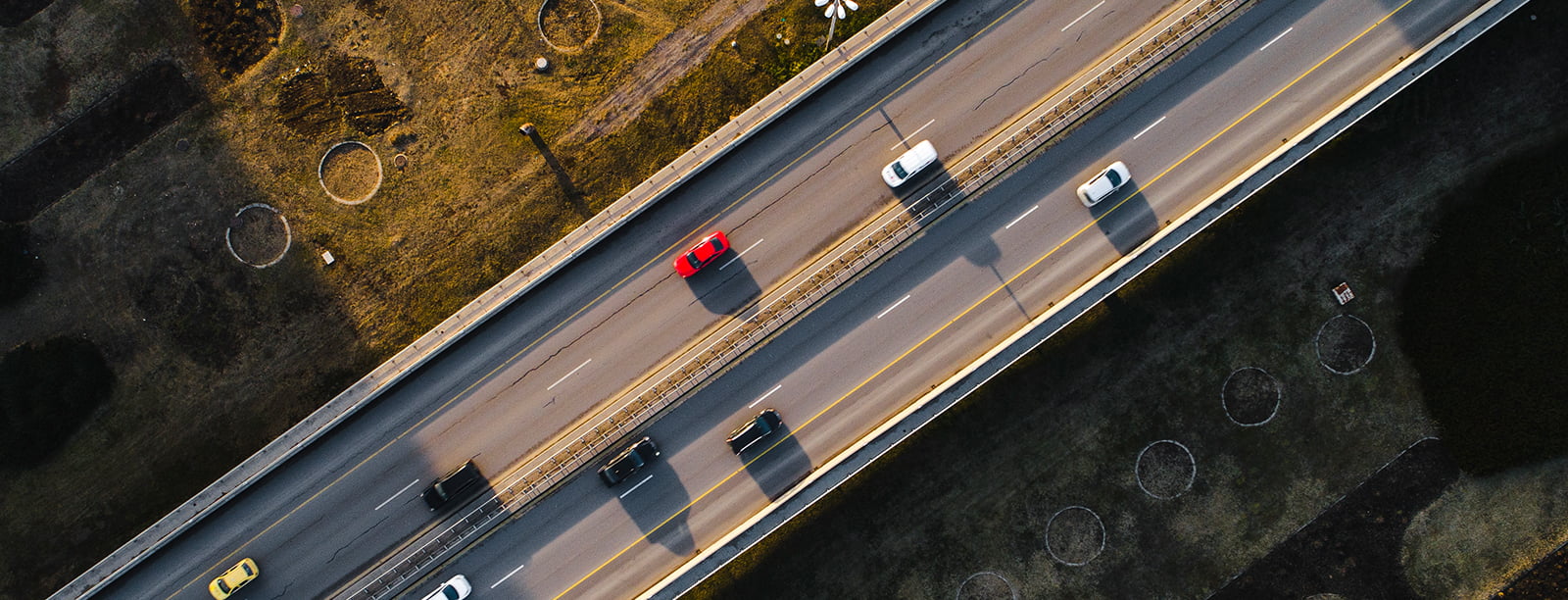 Cars on highway